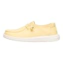 HEYDUDE Women's Wendy Stretch Canvas Slip On Shoes | Easy On Loafer