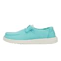 HEYDUDE Women's Wendy Stretch Canvas Slip On Shoes | Easy On Loafer