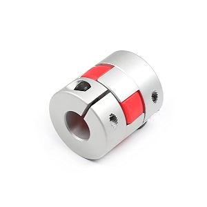 heyiarbeit 127mm to 127mm m4 aluminium plum flexible shaft coupling 35mmx30mmlxd for 3d printer cnc and servo stepped motor 1pcs