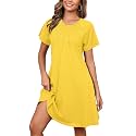 Heymoments Short Sleeve Crewneck Summer Dresses for Women