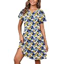 Heymoments Short Sleeve Crewneck Summer Dresses for Women
