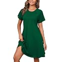 Heymoments Short Sleeve Crewneck Summer Dresses for Women