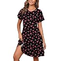 Heymoments Short Sleeve Crewneck Summer Dresses for Women