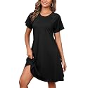 Heymoments Short Sleeve Crewneck Summer Dresses for Women
