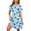 Heymoments Short Sleeve Crewneck Summer Dresses for Women