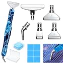 Heyseri Diamond Painting Pens, “Classic Wax Stylus” Diamond Art Pen, Gem Painting Tools Accessories, Gem Art Pen with Metal Tips for 5D Craft Nail