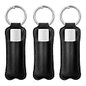 HEYSKAY Chapstick Holder Key Chain Lipstick Holder Lip Balm Holder Keychain