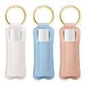 HEYSKAY Chapstick Holder Key Chain Lipstick Holder Lip Balm Holder Keychain