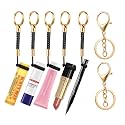 HEYSKAY Chapstick Holder Key Chain Lipstick Holder Lip Balm Holder Keychain