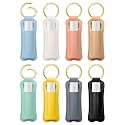 HEYSKAY Chapstick Holder Key Chain Lipstick Holder Lip Balm Holder Keychain
