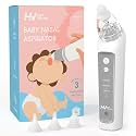 HEYVALUE Electric Baby Nasal Aspirator & Nose Sucker with 3 Silicone Tips