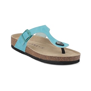 HF JOURNEY Womens Cork Footbed Thong SandalSlip