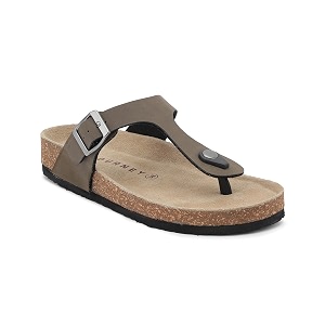 HF JOURNEY Womens Cork Footbed Thong SandalSlip