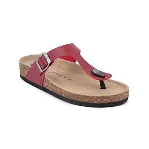 HF JOURNEY Womens Cork Footbed Thong SandalSlip