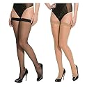 Combo of 2 Stockings for Girl's and Women's Full Legs Stocking's Thigh-Highs Stocking Pair of 2