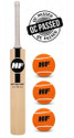 HF MY FIRST BAT WEAPON Junior Cricket Bat Size 3 For Age Group 8 Years with 1 Piece Tennis Ball Cricket Kit