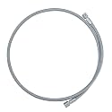 HFS(R) 1/2" Female NPT Stainless Steel Braided Hose 24" Length, w/PTFE Liner, 1500PSI (24 inch)