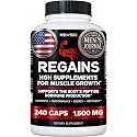 HGH Supplements for Men & Women (240 Pills) Regains Anabolic HGH Peptides for Muscle Growth, Muscle Recovery & Muscle Builder for Men, Natural Human Growth Hormone Booster & Post Workout Supplement