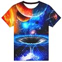 Hgvoetty Boys Girls Graphic T-Shirts Kid 3D Casual Tops Tees for 6-16 Years