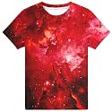 Hgvoetty Boys Girls Graphic T-Shirts Kid 3D Casual Tops Tees for 6-16 Years