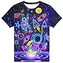 Hgvoetty Boys Girls Graphic T-Shirts Kid 3D Casual Tops Tees for 6-16 Years