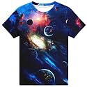 Hgvoetty Boys Girls Graphic T-Shirts Kid 3D Casual Tops Tees for 6-16 Years