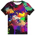 Hgvoetty Boys Girls Graphic T-Shirts Kid 3D Casual Tops Tees for 6-16 Years