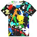 Hgvoetty Boys Girls Graphic T-Shirts Kid 3D Casual Tops Tees for 6-16 Years