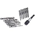 HHIP 1011-0141 14 Piece High M3-M10 Speed Steel 3-in-1 Tap and Drill Kit