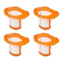 HHVKF10 HHVK515JP filter Replacement Filter Compatible with BLACK+DECKER HHVK515JP07 HHVK515JP HHVK320J HHVK320J10 HHVK320JZ01 HHVK515J HHVK515J00FF HHVK415B01 Hand Vacuum（4 Pack）
