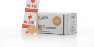 Hi-Aid FIRST AID SPOT ROUND BANDAGEPACK OF