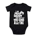 Hi Daddy Bodysuit for Baby Hello Daddy Pregnancy Announcement for Husband I Love Daddys Baby Romper