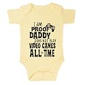 Hi Daddy Bodysuit for Baby Hello Daddy Pregnancy Announcement for Husband I Love Daddys Baby Romper