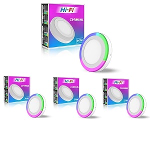 Hi-Fi Chroma 2-in-1 6W3W Double Color Round