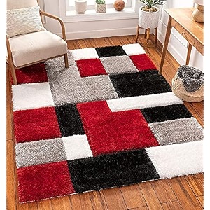 HI-Homes Modern Soft 3D Shaggy Fur Carpets