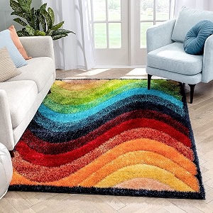 3D Shaggy Fur Rug Soft Fluffy Thick