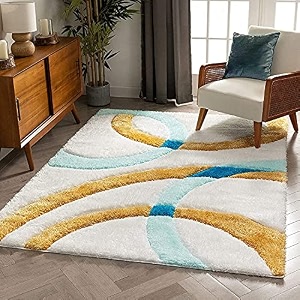 HI-Homes Modern Soft 3D Shaggy Fur Carpets