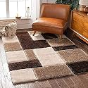 HI-Homes Modern Soft 3D Shaggy Fur Rectangular