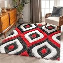 HI-Homes Modern Soft 3D Shaggy Fur Carpets