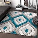 Modern Soft 3D Shaggy Fur Carpets for