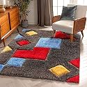 HI-Homes Modern Soft 3D Shaggy Fur Carpets