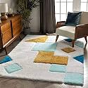 Modern Soft 3D Shaggy Fur Carpets for