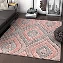 Modern Soft 3D Shaggy Fur Rectangular Carpets