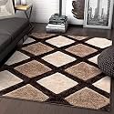HI-Homes Modern Soft 3D Shaggy Fur Rectangular