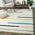 HI-Homes Modern Soft 3D Shaggy Fur Rectangular