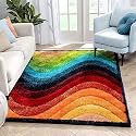 Modern Soft 3D Shaggy Fur Carpets for