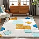 Modern Soft 3D Shaggy Fur Carpets for
