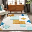 Modern Soft 3D Shaggy Fur Carpets for
