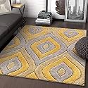 Modern Soft 3D Shaggy Fur Carpets for