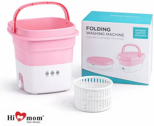 hi mom latest portable mini washing machine foldable bucket washer dryer with modes washing machine door hinge